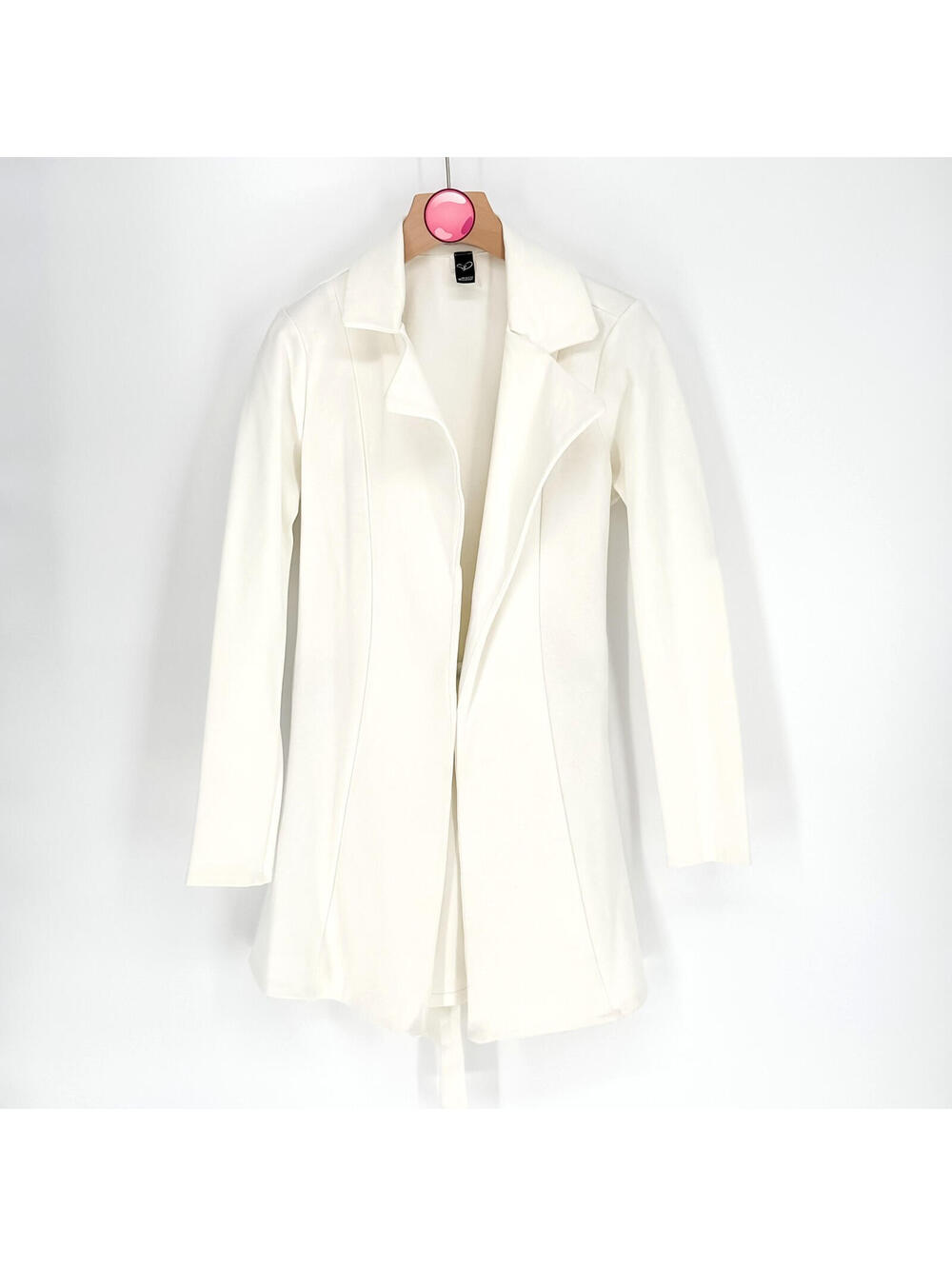 Windsor She’s A Boss White Trench Coat Belted Business Casual Officewear Women S